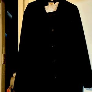 Microfiber 3/4 jacket, rich black, size L.